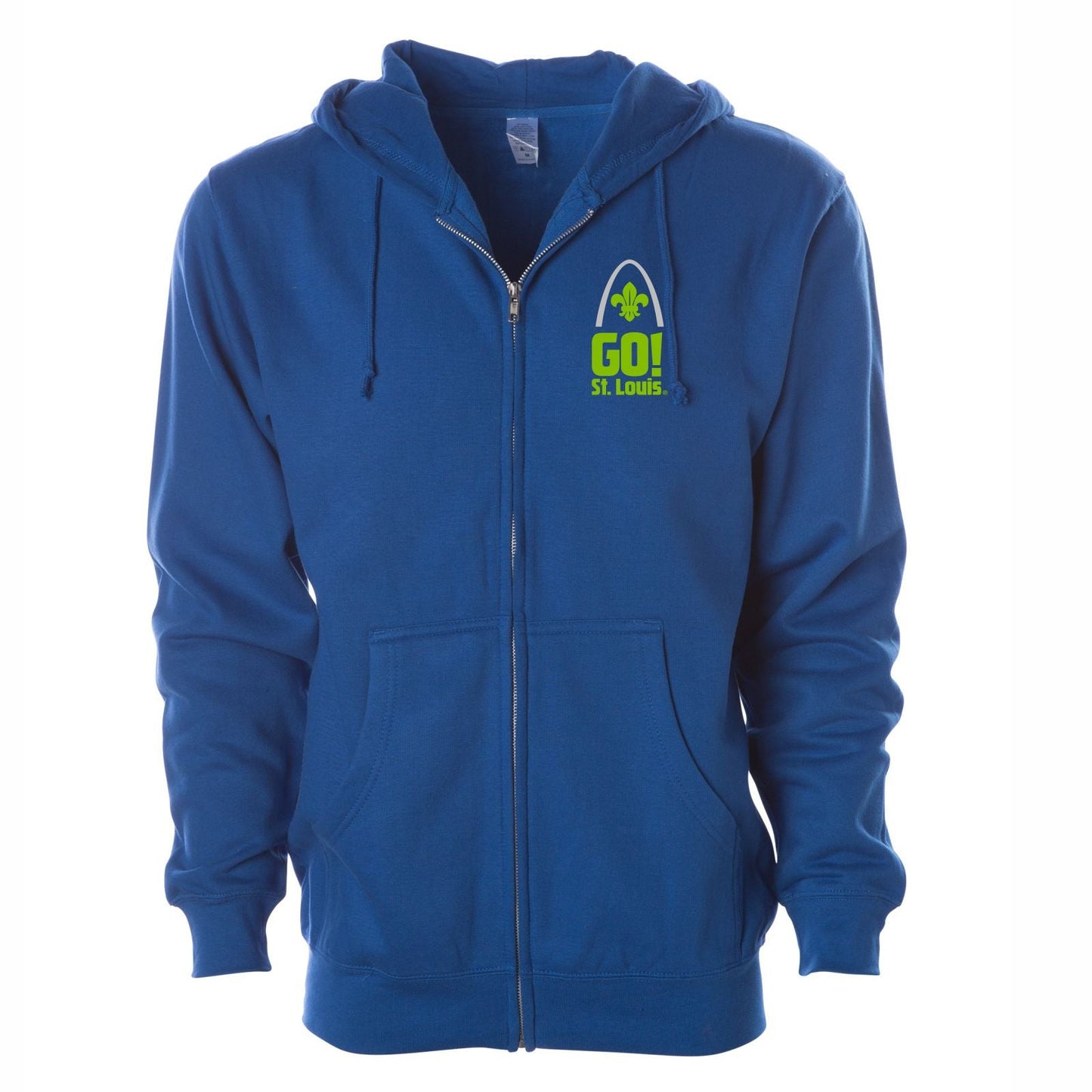 Unisex Fleece 8.5 oz Zip Hoody -Royal- LCP