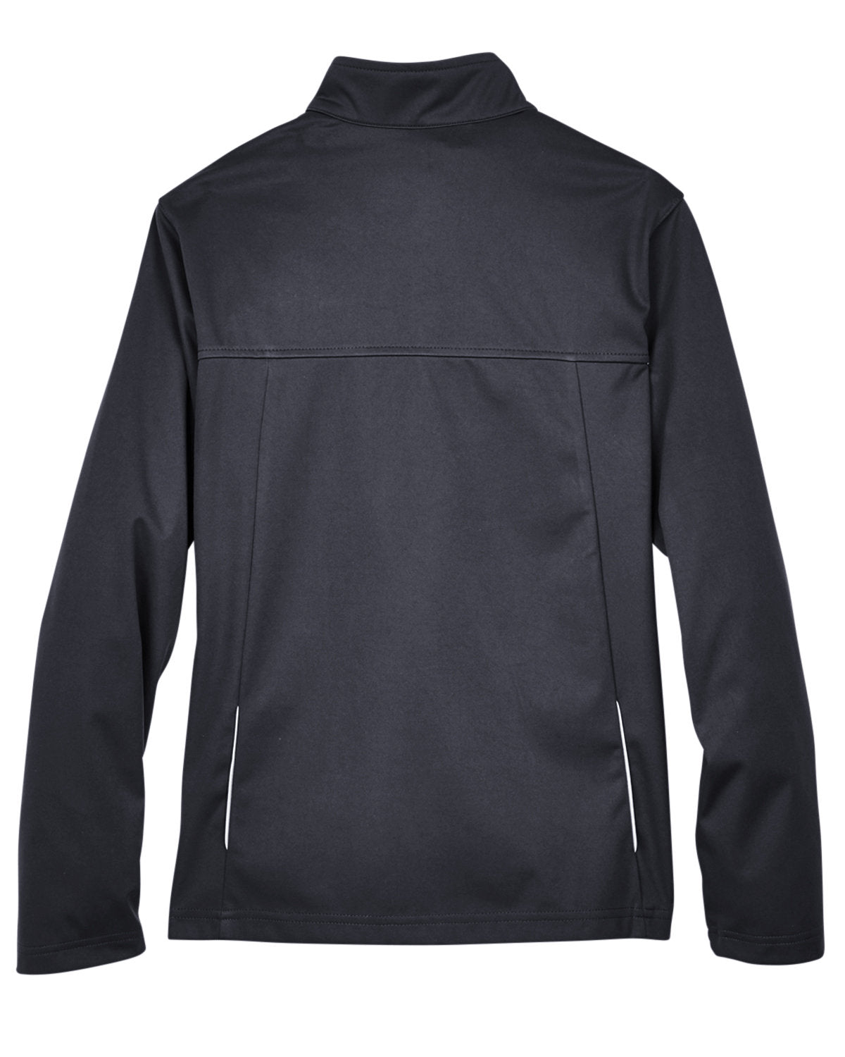 Men's Bonded Zip Refl. Piping Shell -Black- Embroidery