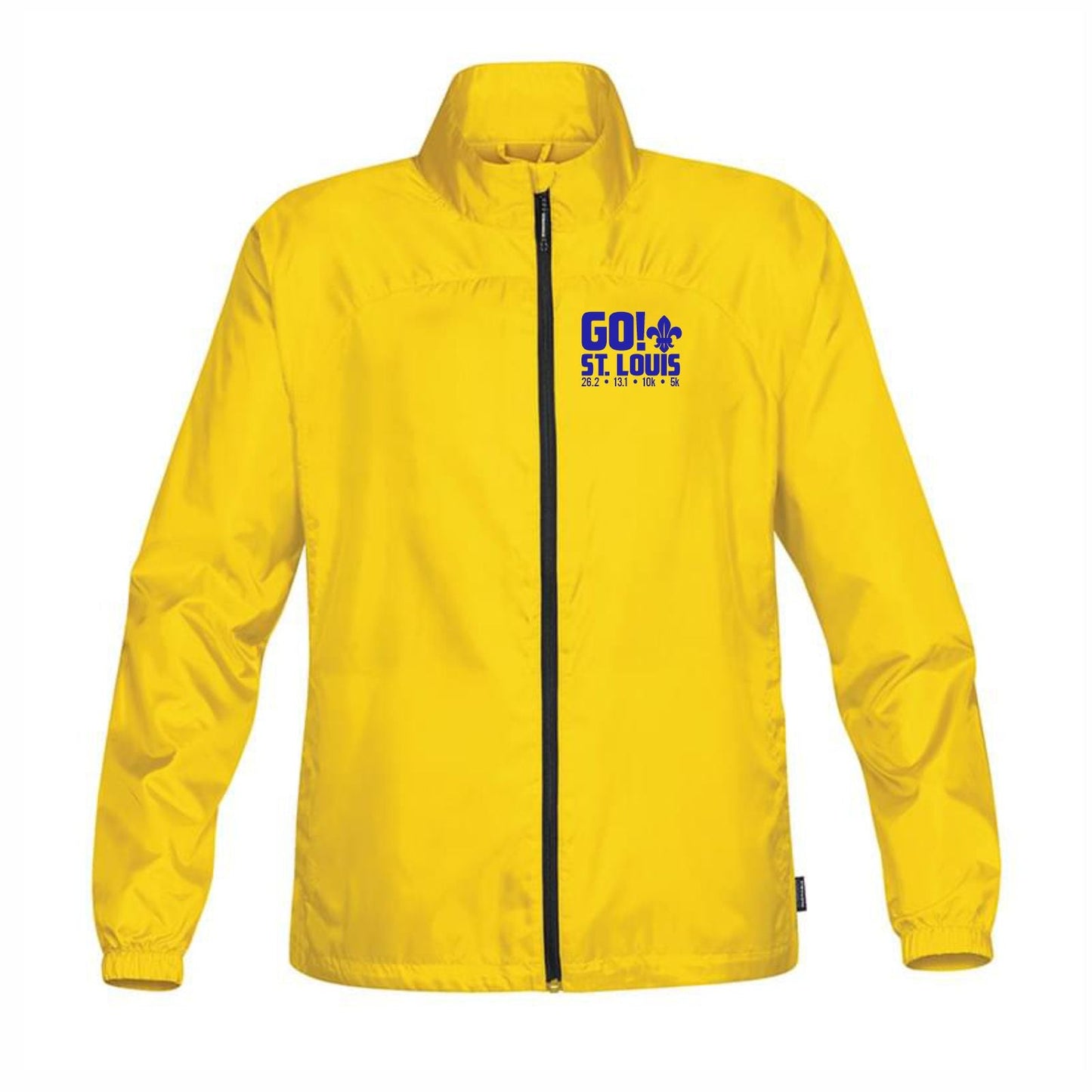 Men's Packable Zip Shell -Yellow- Embroidery