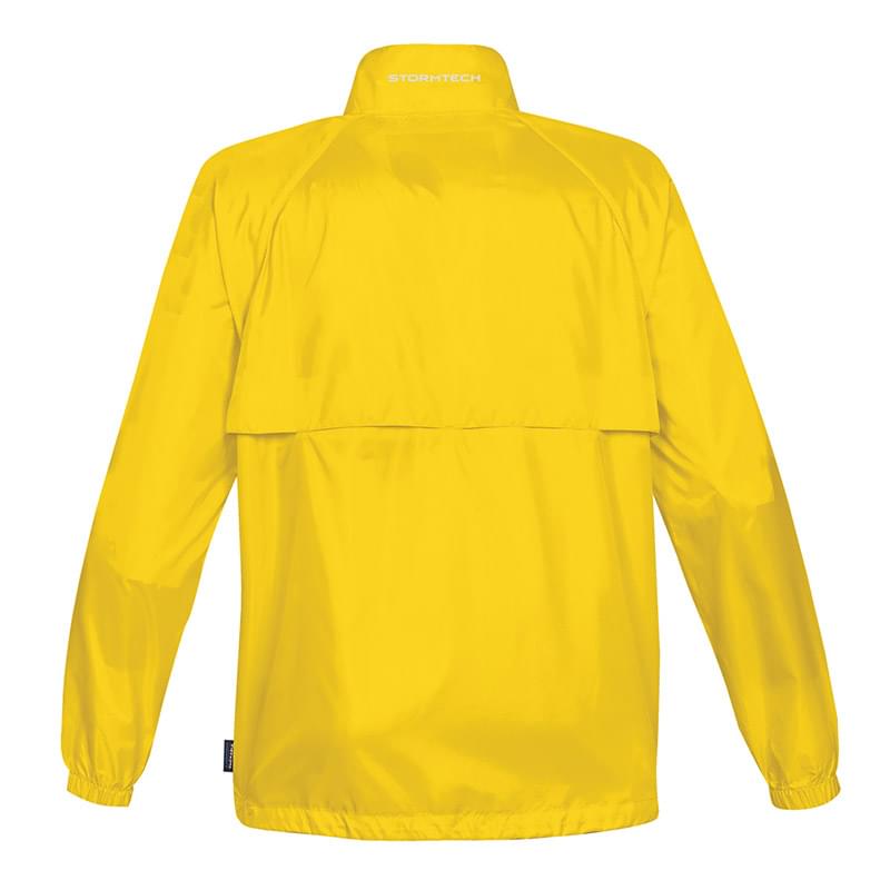 Men's Packable Zip Shell -Yellow- Embroidery