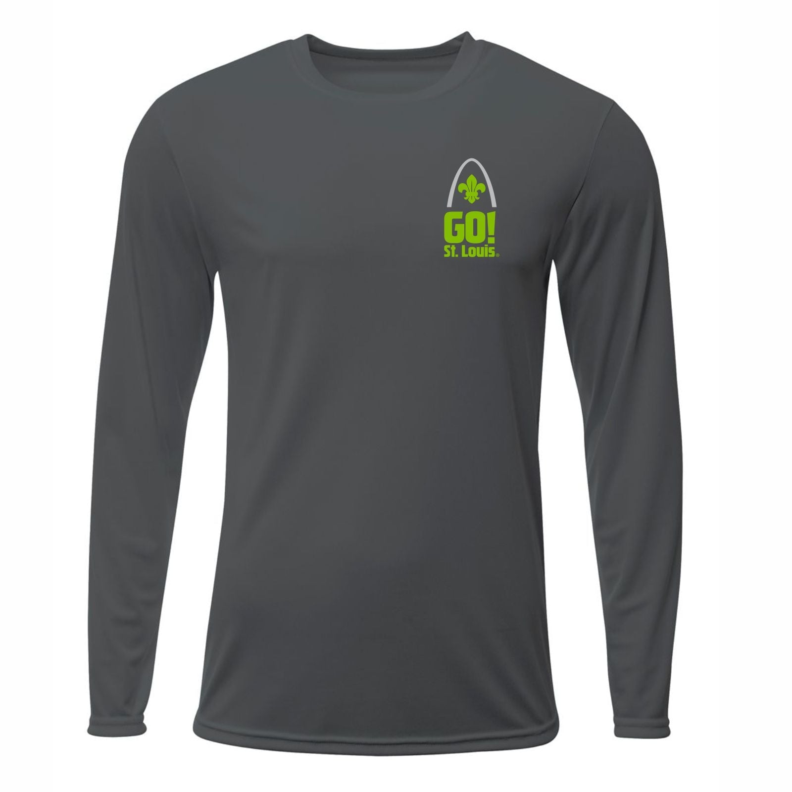 Men's LS Tech Raglan Tee -Graphite- LCP